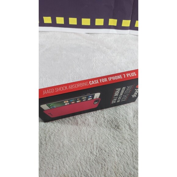 Jaagd iPhone 7 Plus Case, Slim Shock-Absorbing Modern Slim NonSlip Grip Black - Picture 4 of 4